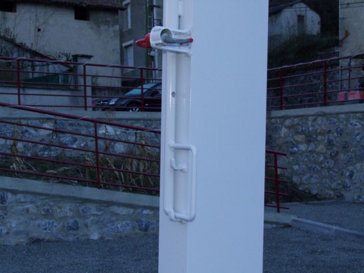 Détail de la fermeture